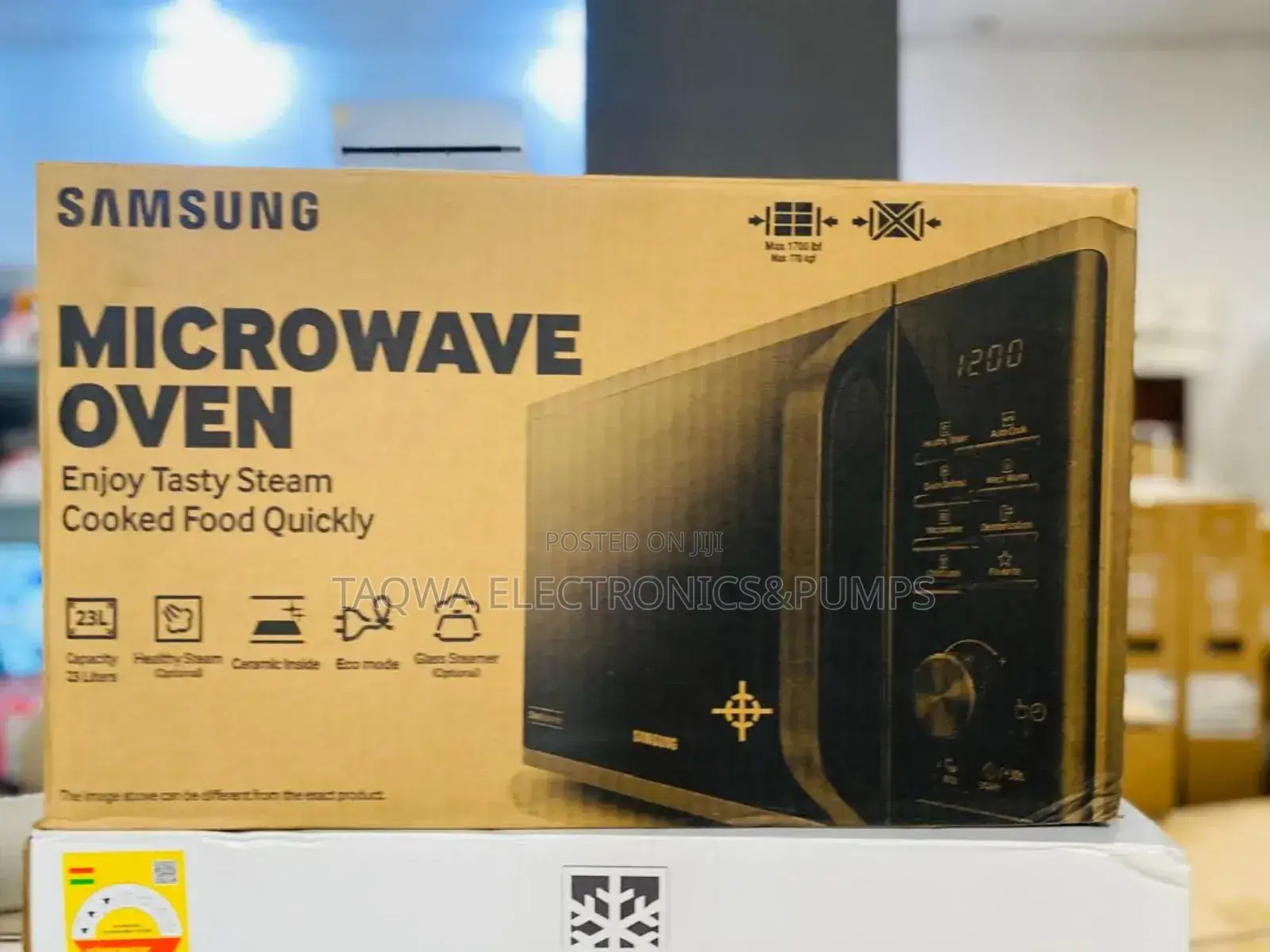 Capacity of 23 Litres Samsung Microwave