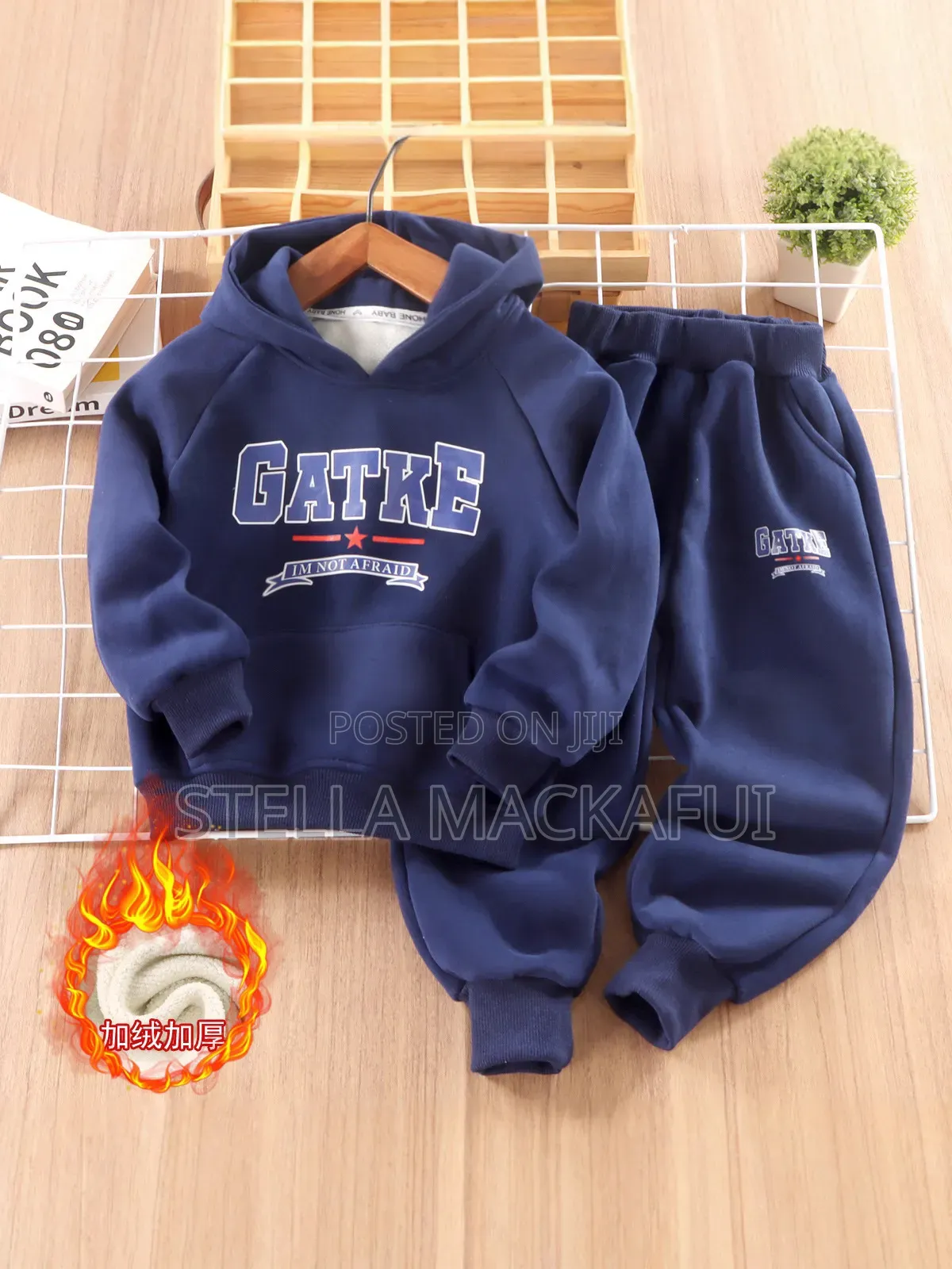 Thick Sweatshirt With Sweatpants For Children 6m-7yrs Only