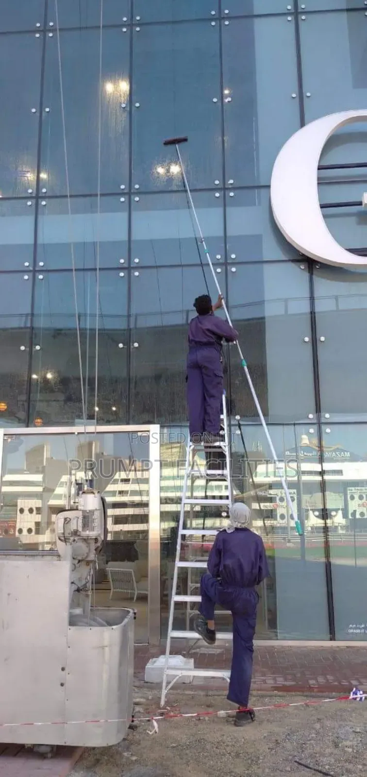 Facade or Front Glass Cleaning