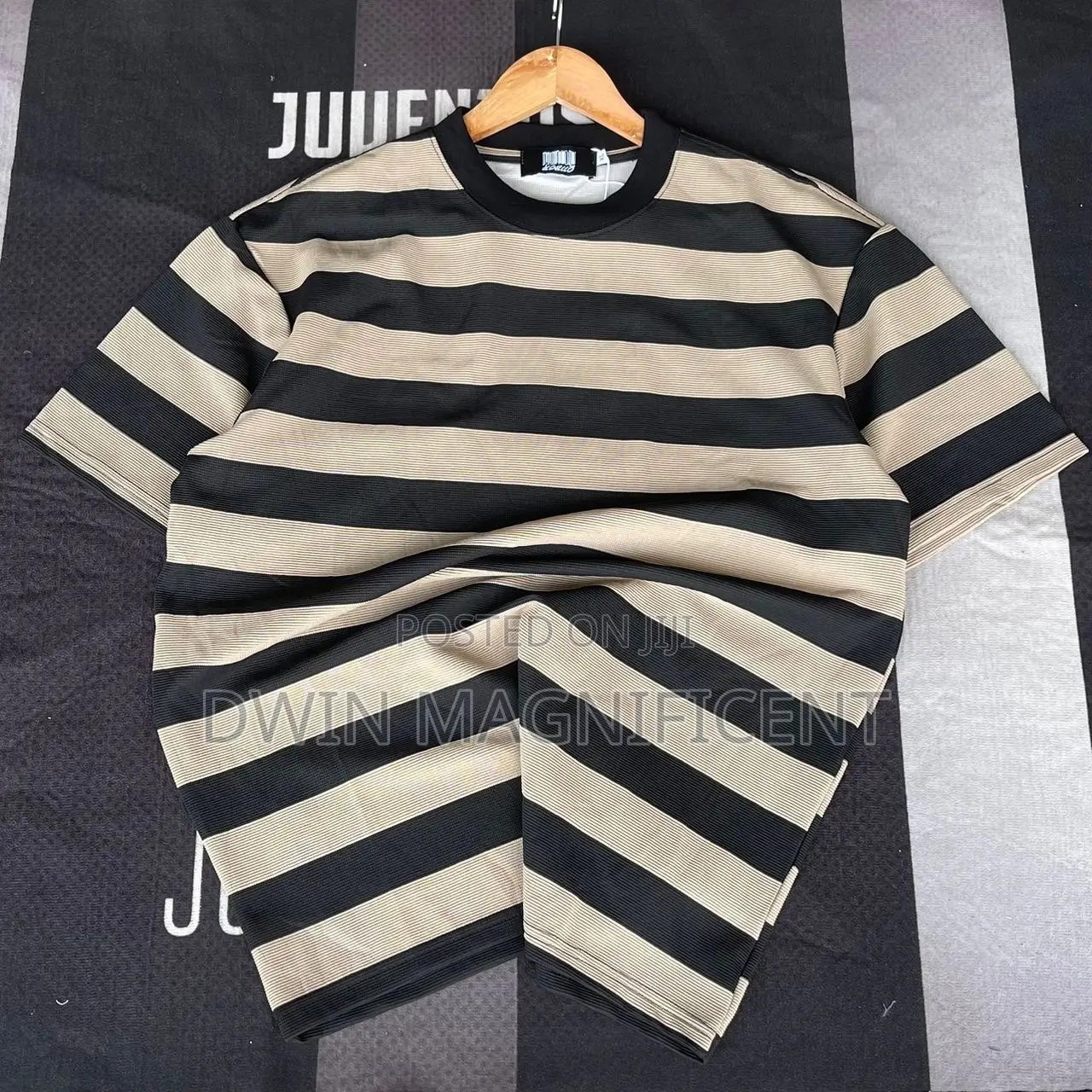 Calvin Klein Striped Short-Sleeved T-Shirt.