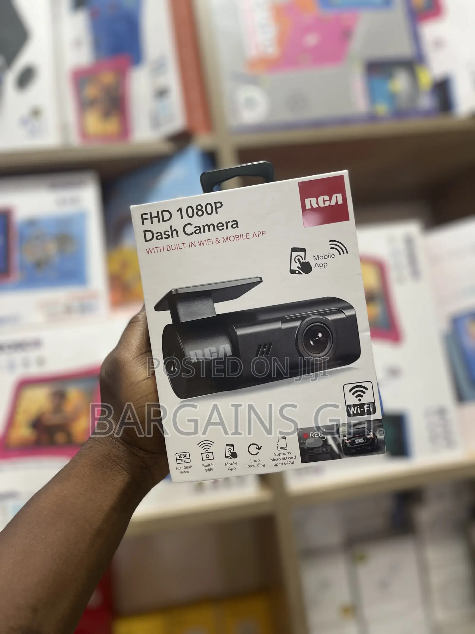 Rca FHD 1080p Dash Camera (Wi-Fi Enabled)