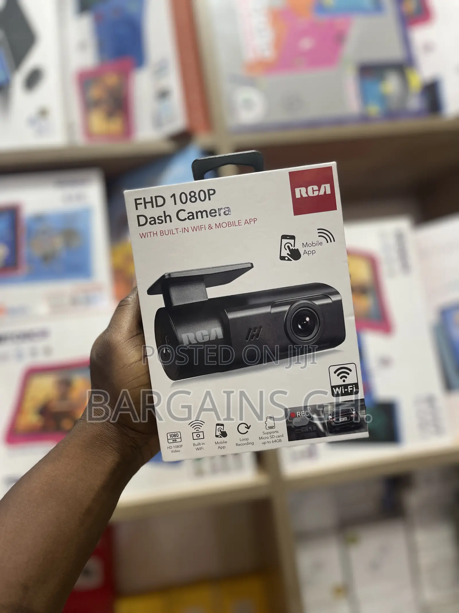 Rca FHD 1080p Dash Camera (Wi-Fi Enabled)