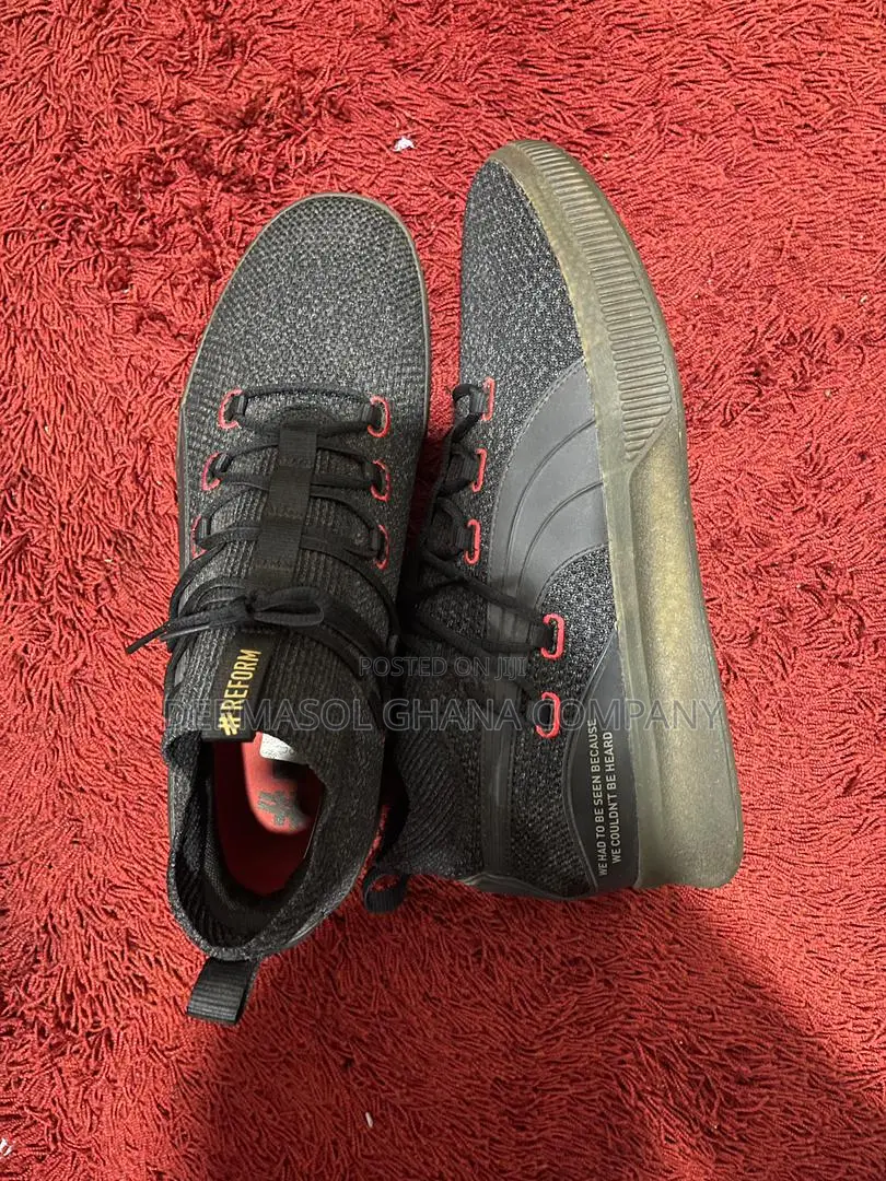 Puma X Meek Mill Clyde Court Reform Disrupt Men's Us-14 Black Red