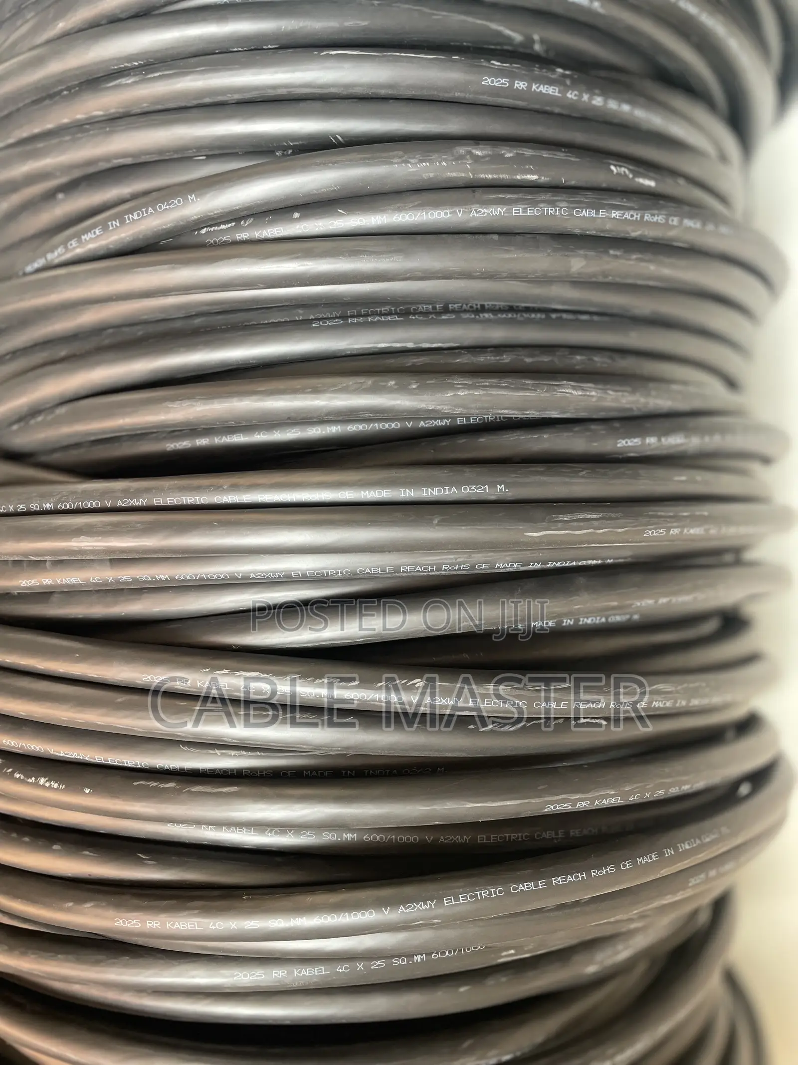 4 X 25mm Aluminum Cable Armoured