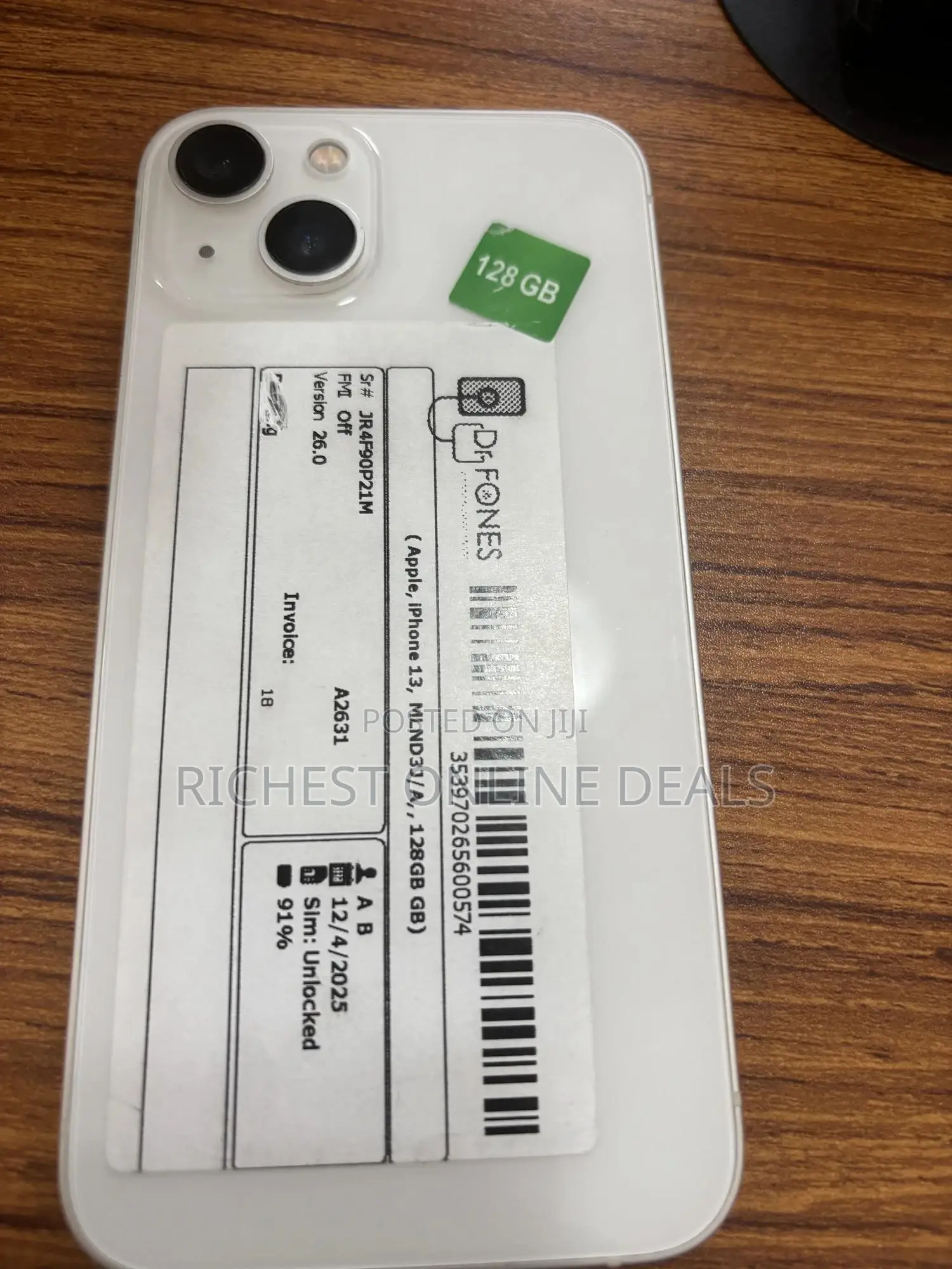 Apple iPhone 13 128 GB White