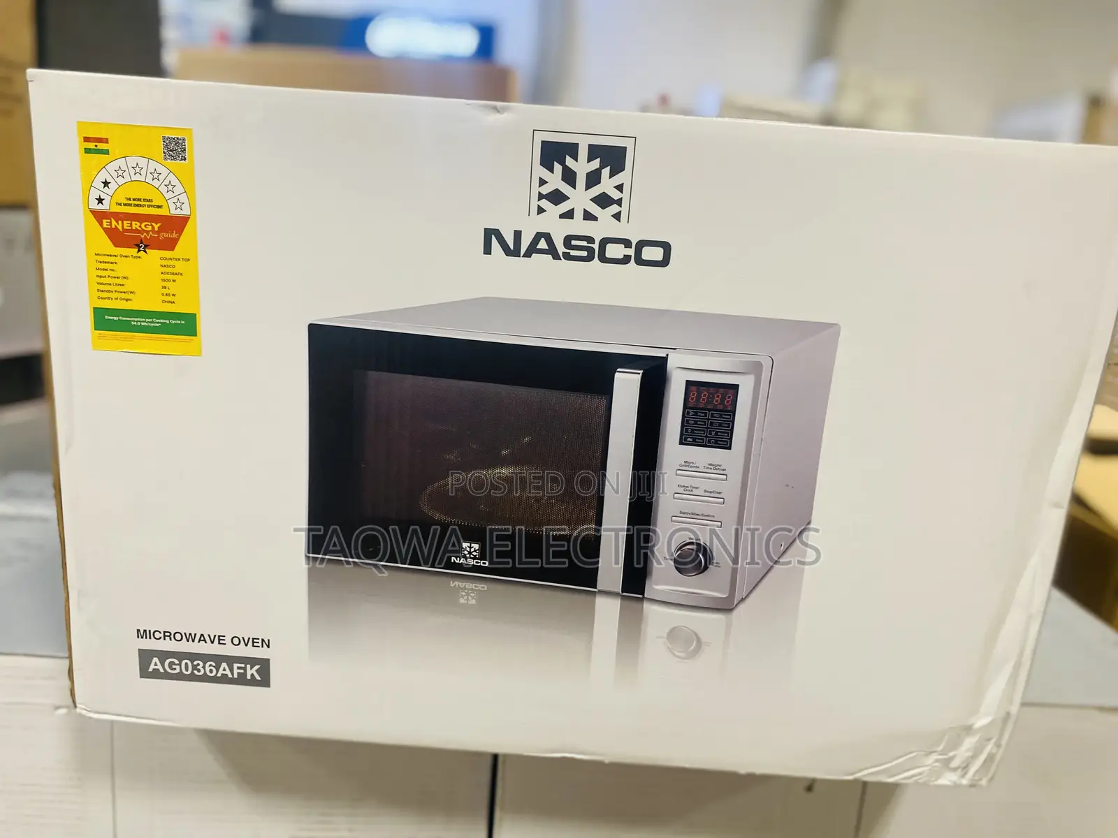Total of 36 Liters Nasco Microwave