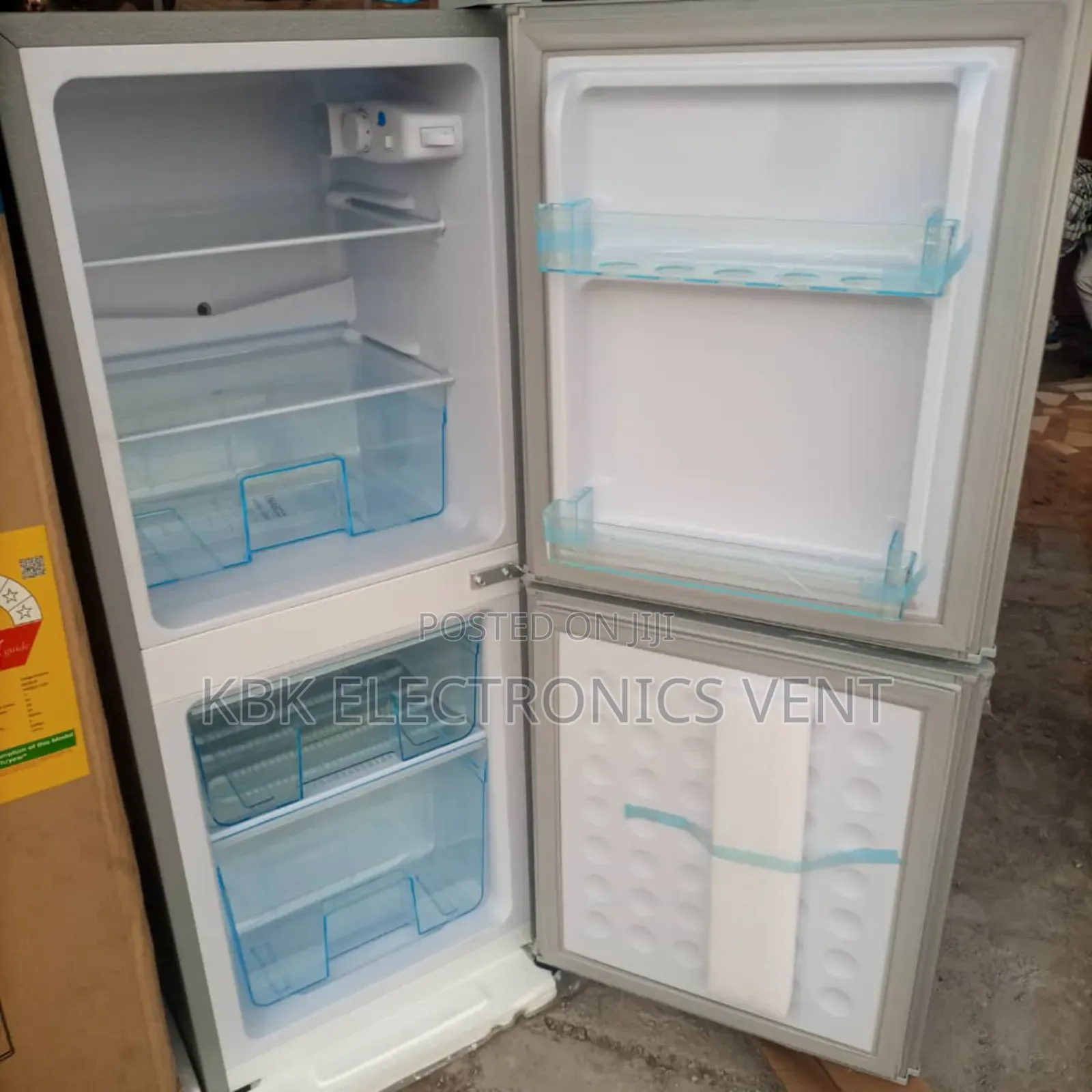 Nasco 80liter Nas210fl Double Door Fridge Bottom Freezer