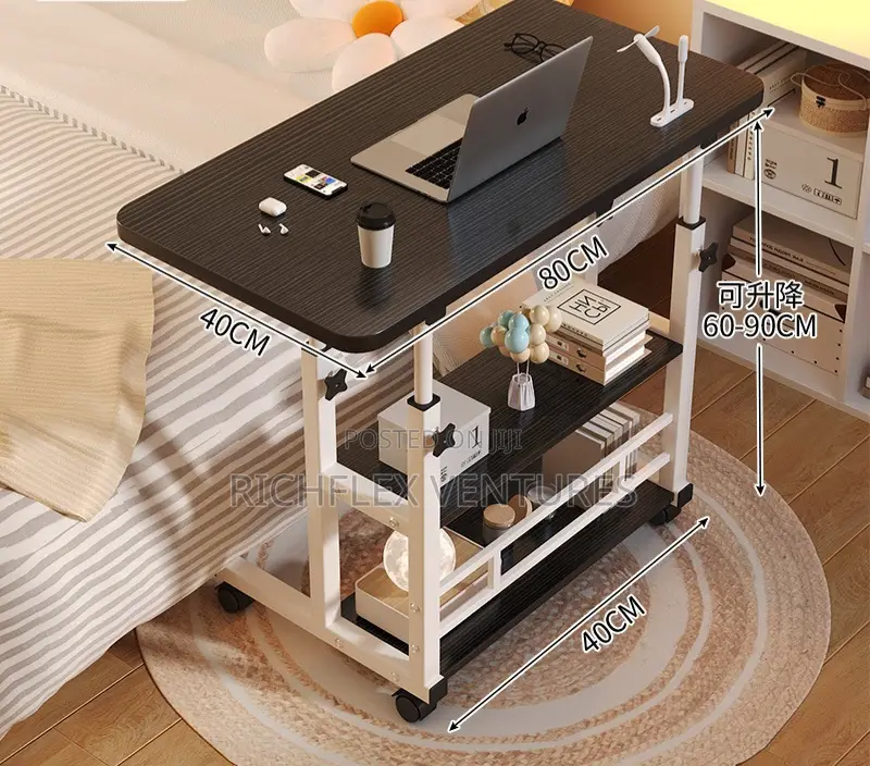 Portable Heights Adjustable Desk With Usb Ports