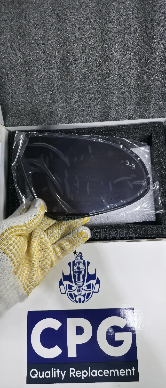 Camry 2012-2017 Side Mirror Glass With Sensor