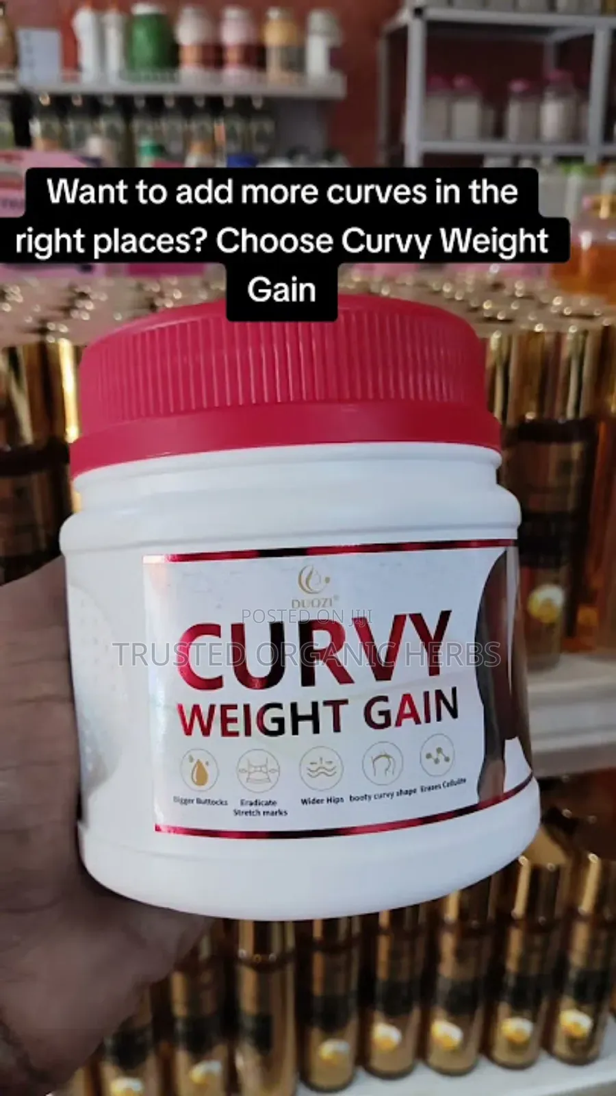 Curvy Weight Gain Powder Hips Enlargement Breast Enlargement