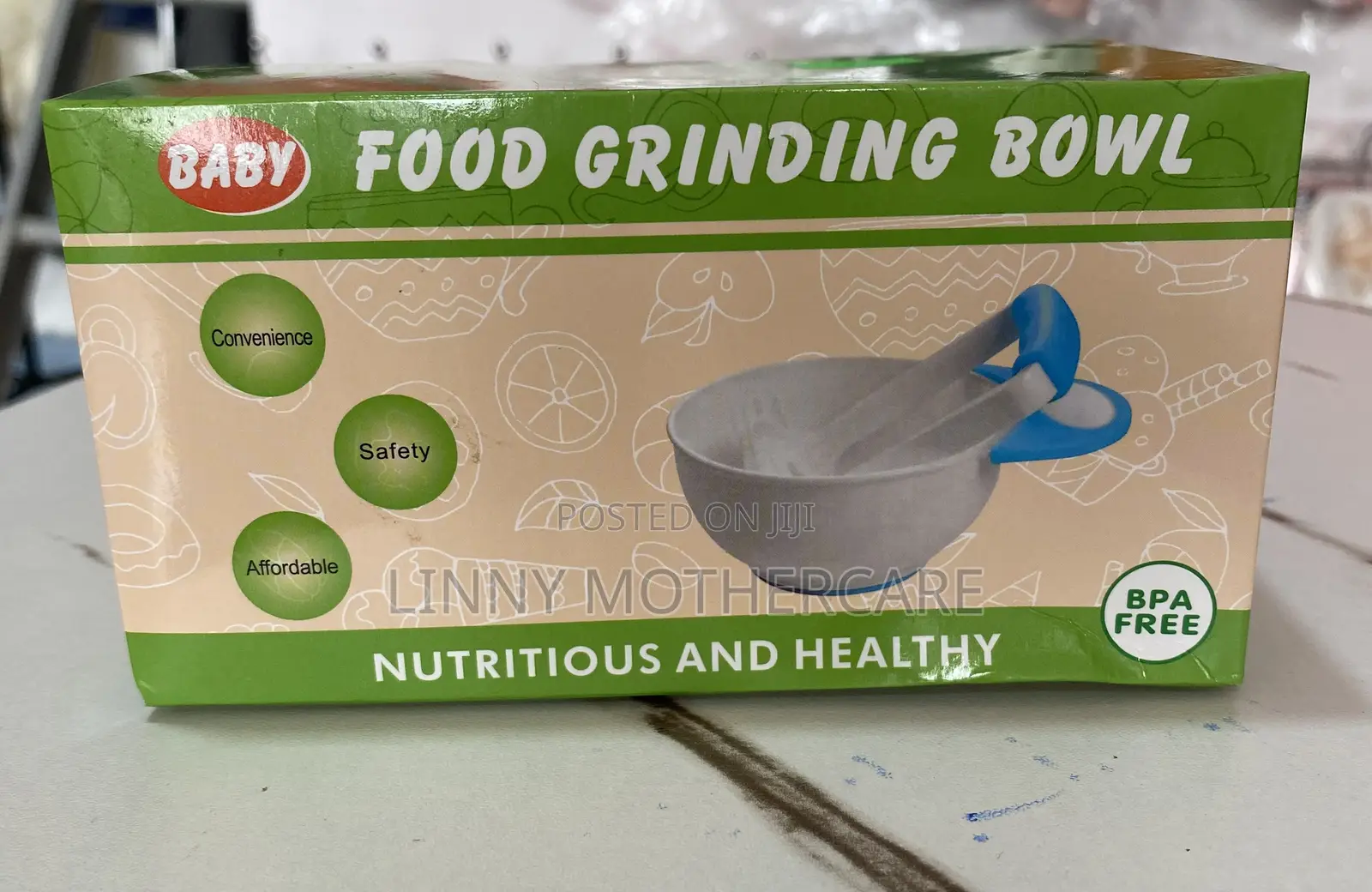 Baby Food Grinding/Mashing Bowl