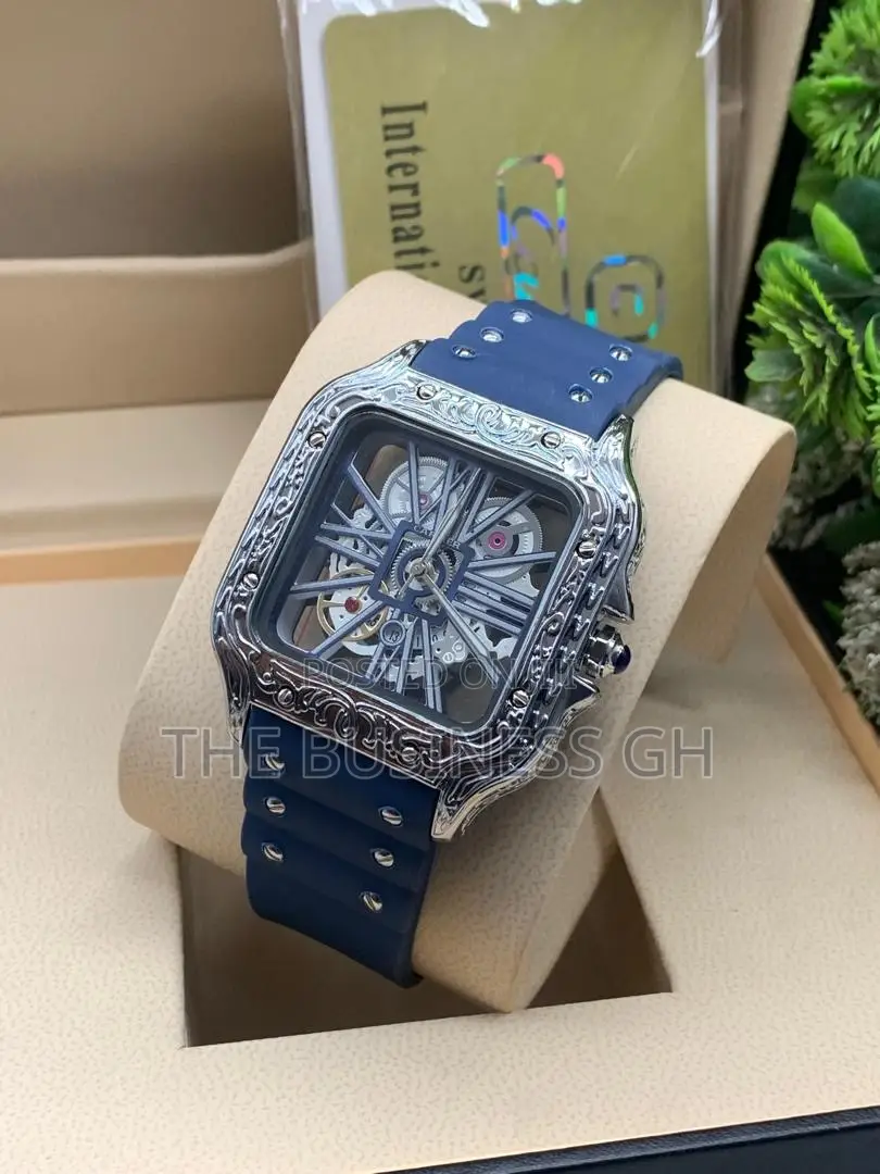 Cartier Santos Skeleton Wristwatch
