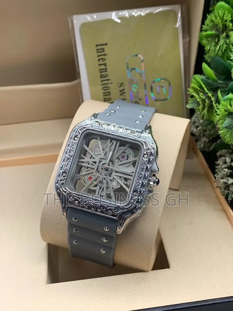 Cartier Santos Skeleton Wristwatch