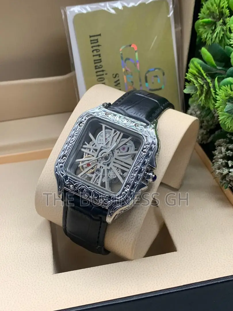 Cartier Santos Skeleton Wristwatch