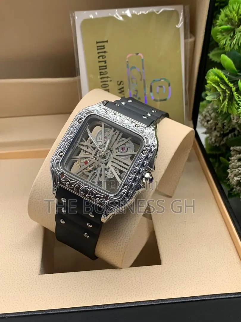 Cartier Santos Skeleton Wristwatch