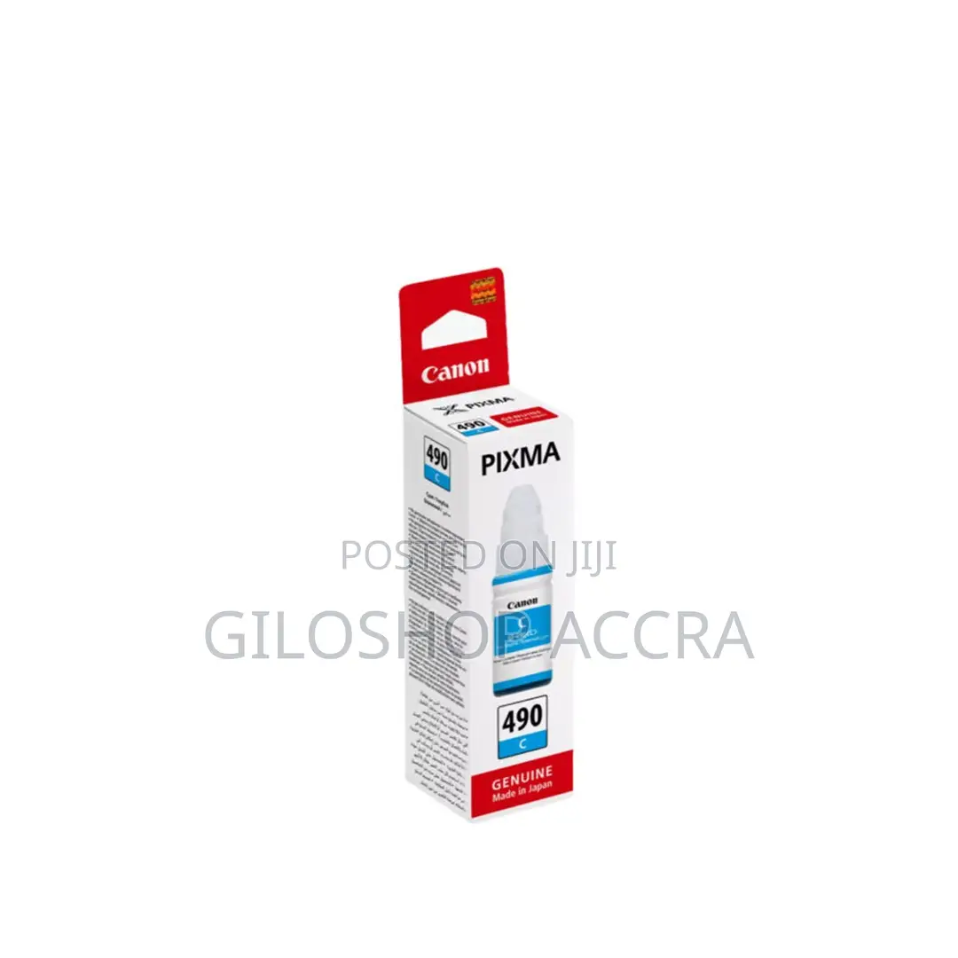 Canon Original Ink Cartridge Gi-490 PGC Gi490pgc Cyan