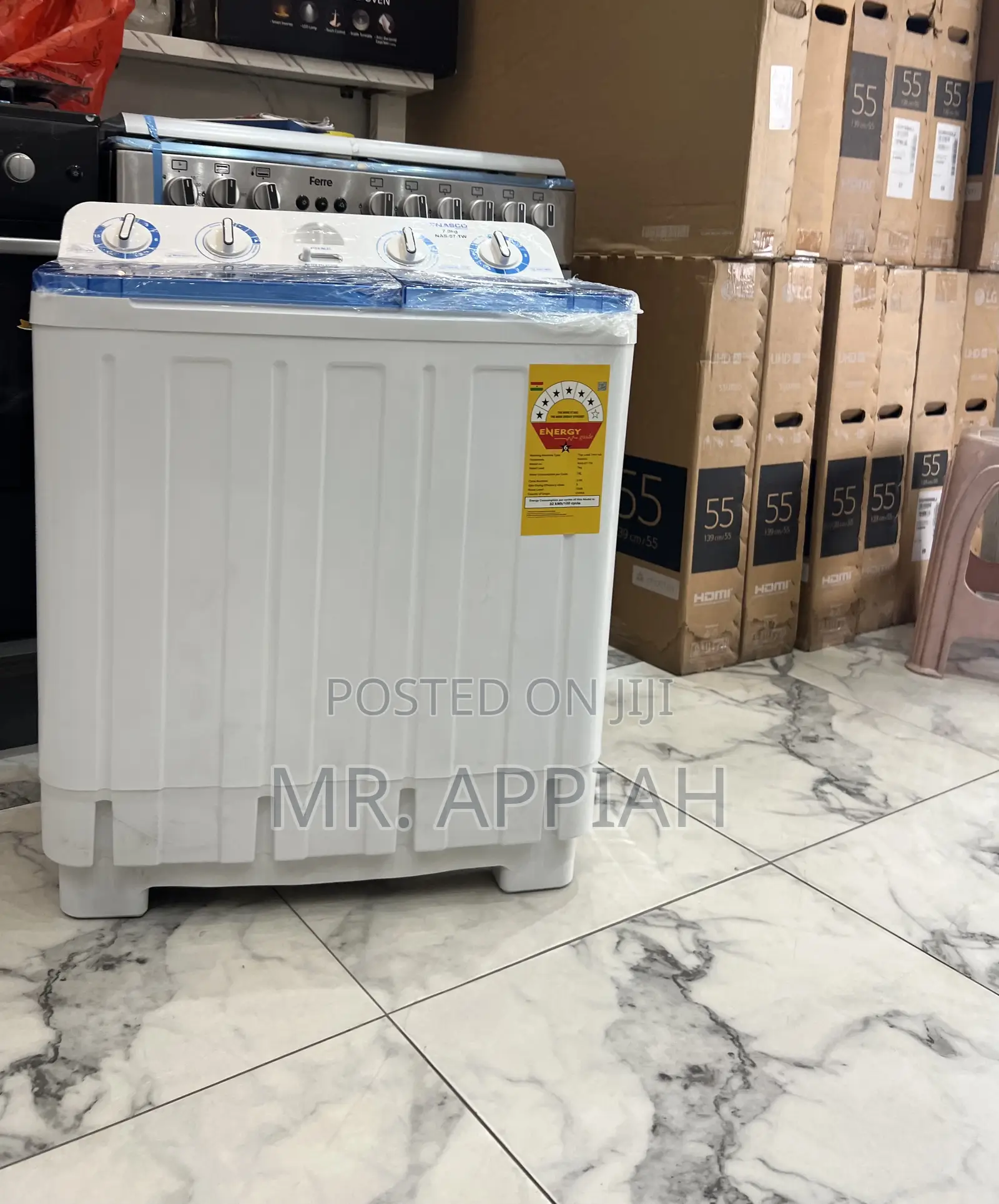 Nasco 7kg Washing Machine With Magic Remote 