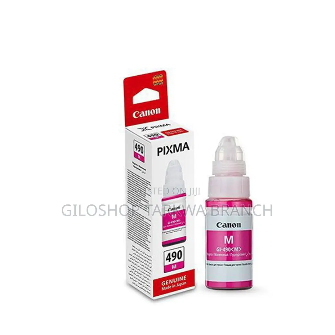 Canon Original Ink Cartridge Gi-490 Pgm Gi490pgm Magenta