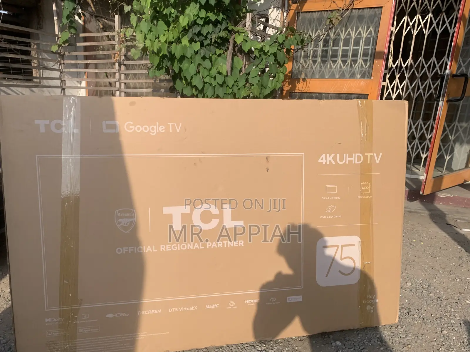 Unibody Frame Tcl 75p755 75 Inch Uhd 4k Smart Android Television.