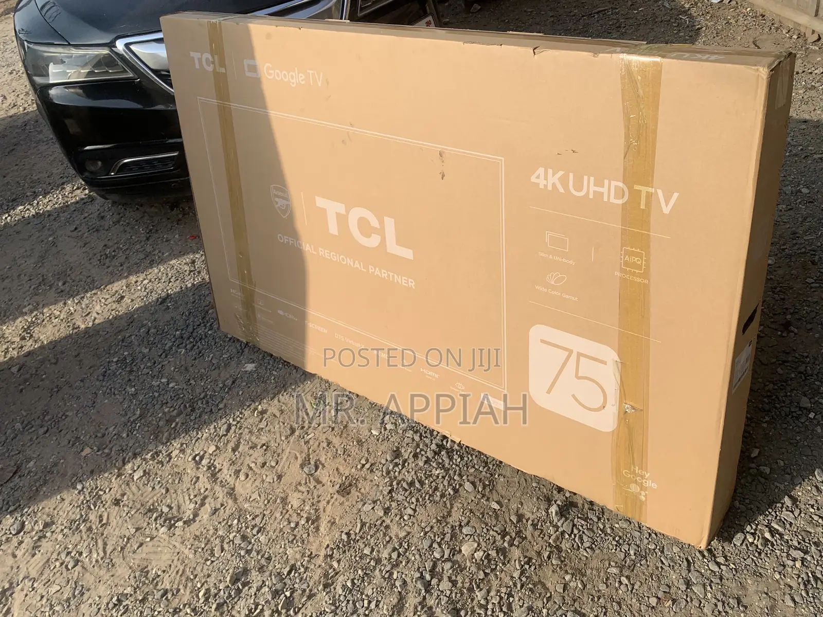 Sleek Tcl 75p755 75 Inch Uhd 4k Smart Android Google Tv(Black)..