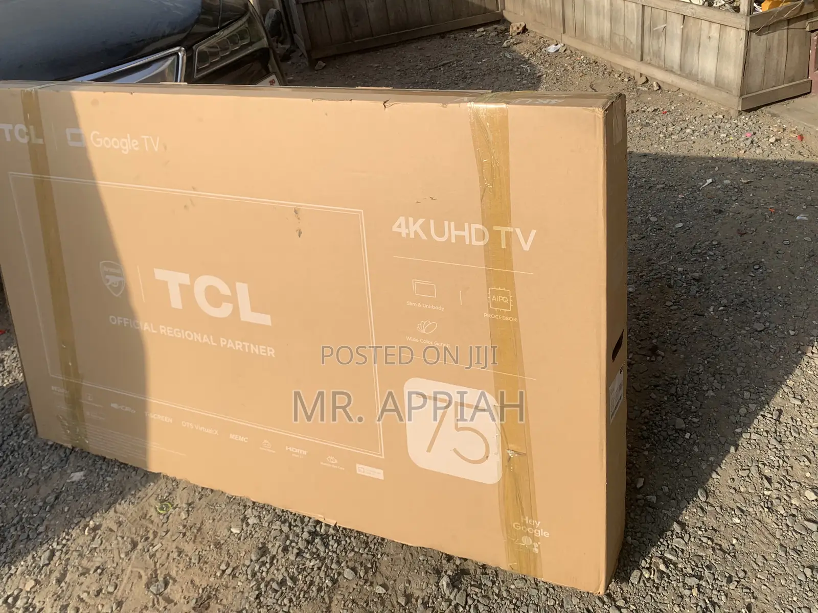 Unique Body Design TCL 75p755 75 Inch Uhd Smart Android Television.
