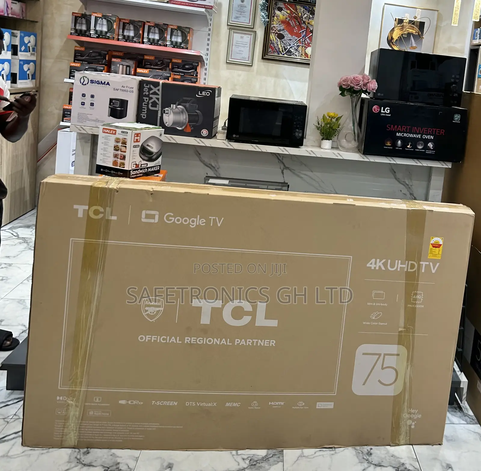 Just Order Google 75 Inch TCL Smart Uhd P755 Tv