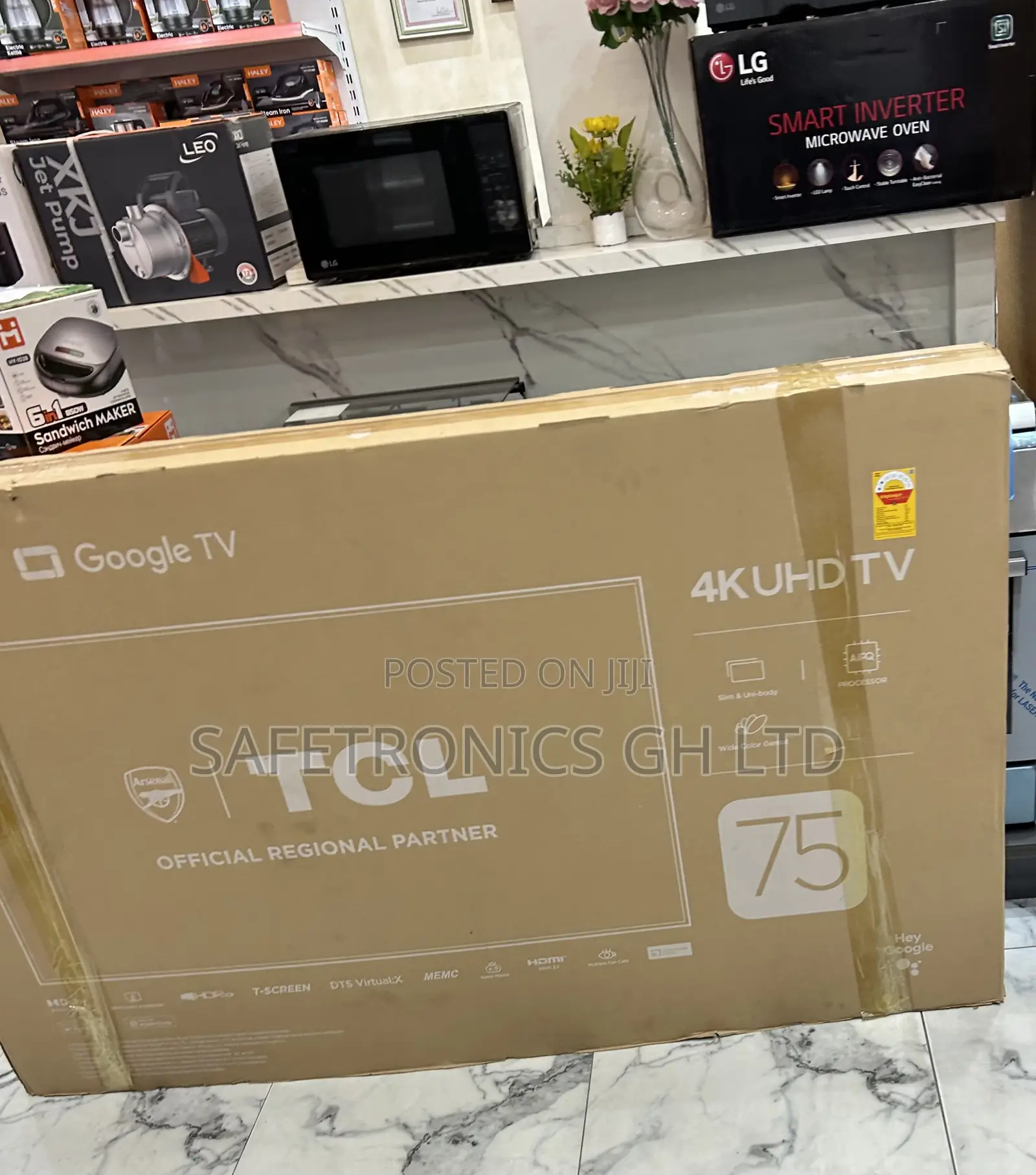 Brand New TCL 75 Inch Smart Uhd Android P755 Google Tv