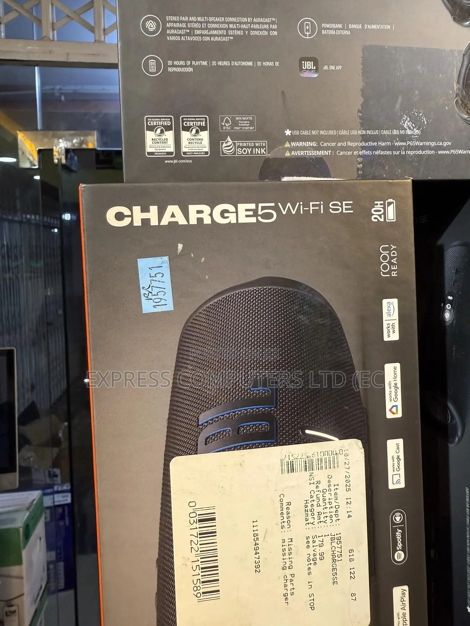 JBL Charge 5 Wifi Se Wireless Waterproof Bluetooth Original Speaker