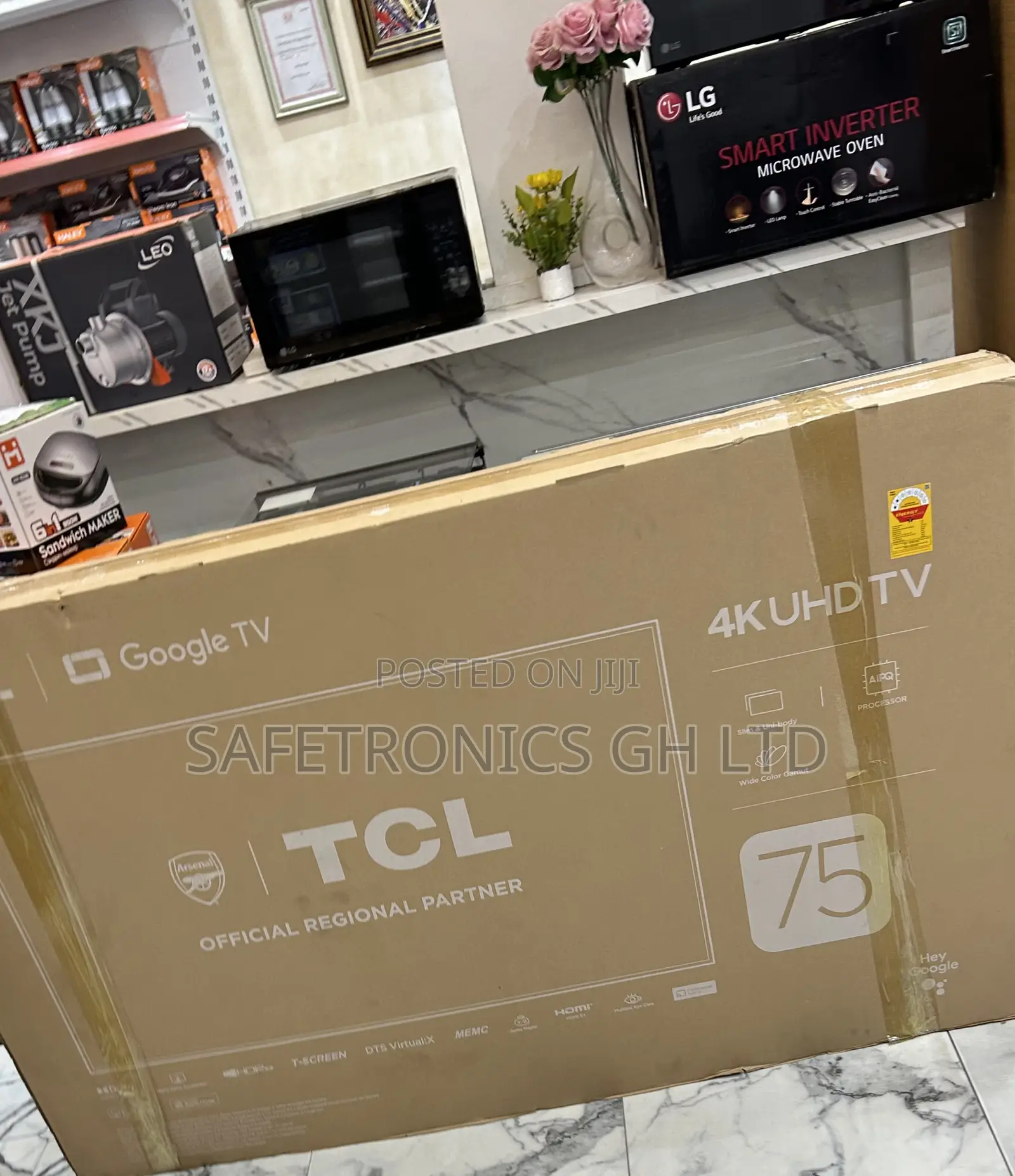 Ultra Modern 75 Inch TCL Android Led Uhd Smart Google P755 Tv