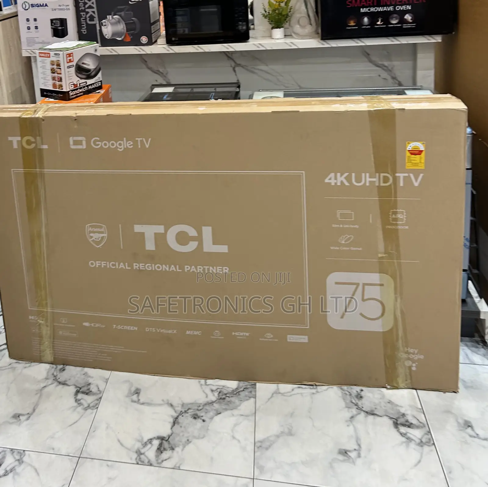 Ultra Modern 75 Inch TCL Android Led Uhd Smart Google P755 Tv