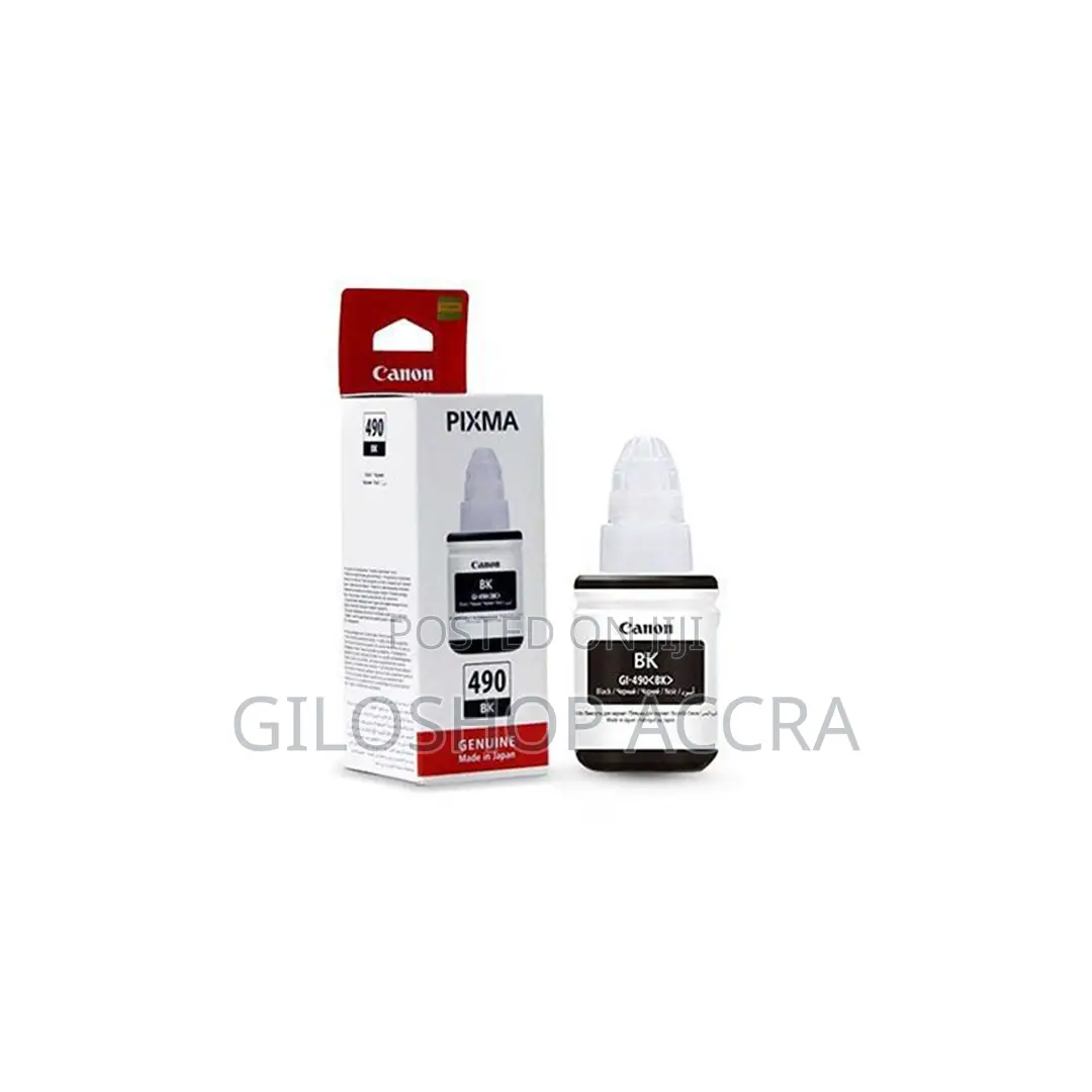 Canon Original Ink Cartridge Gi-490 PGBK Gi490pgbk Black