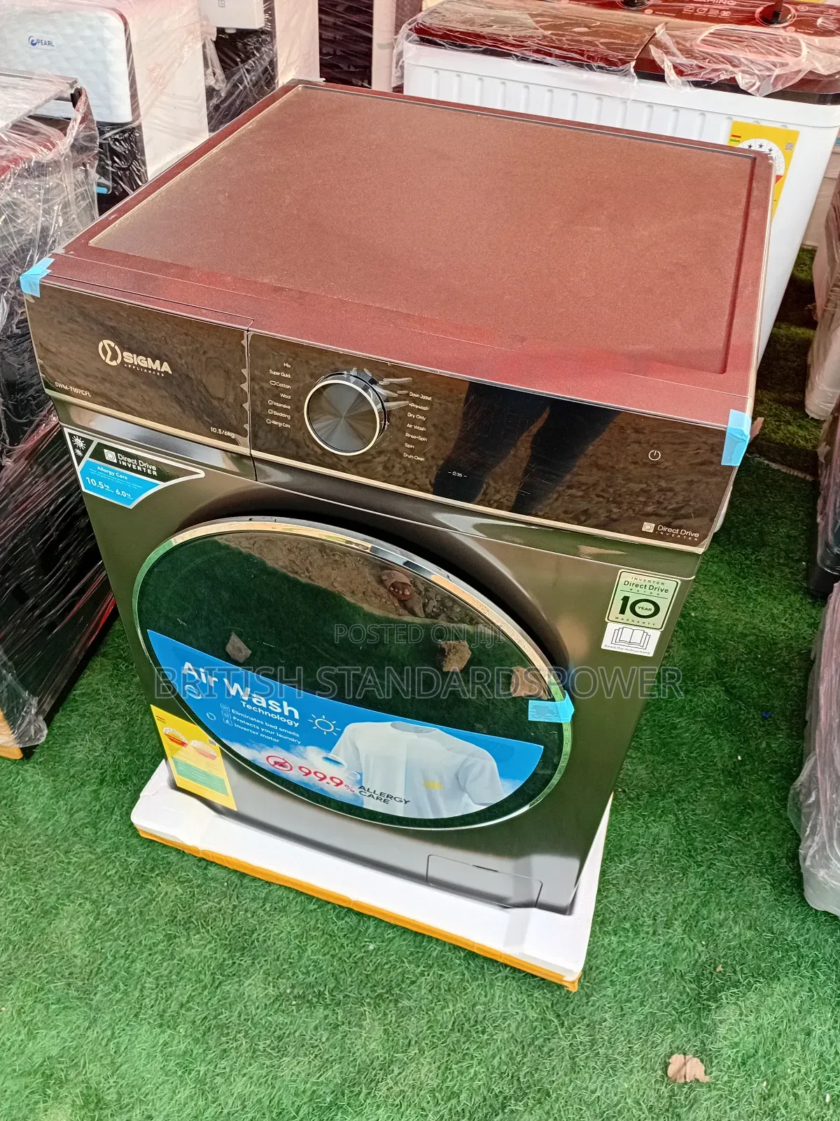 Sigma 10kg Advanced Front Load 10kg Fully Automatic Washing Machine
