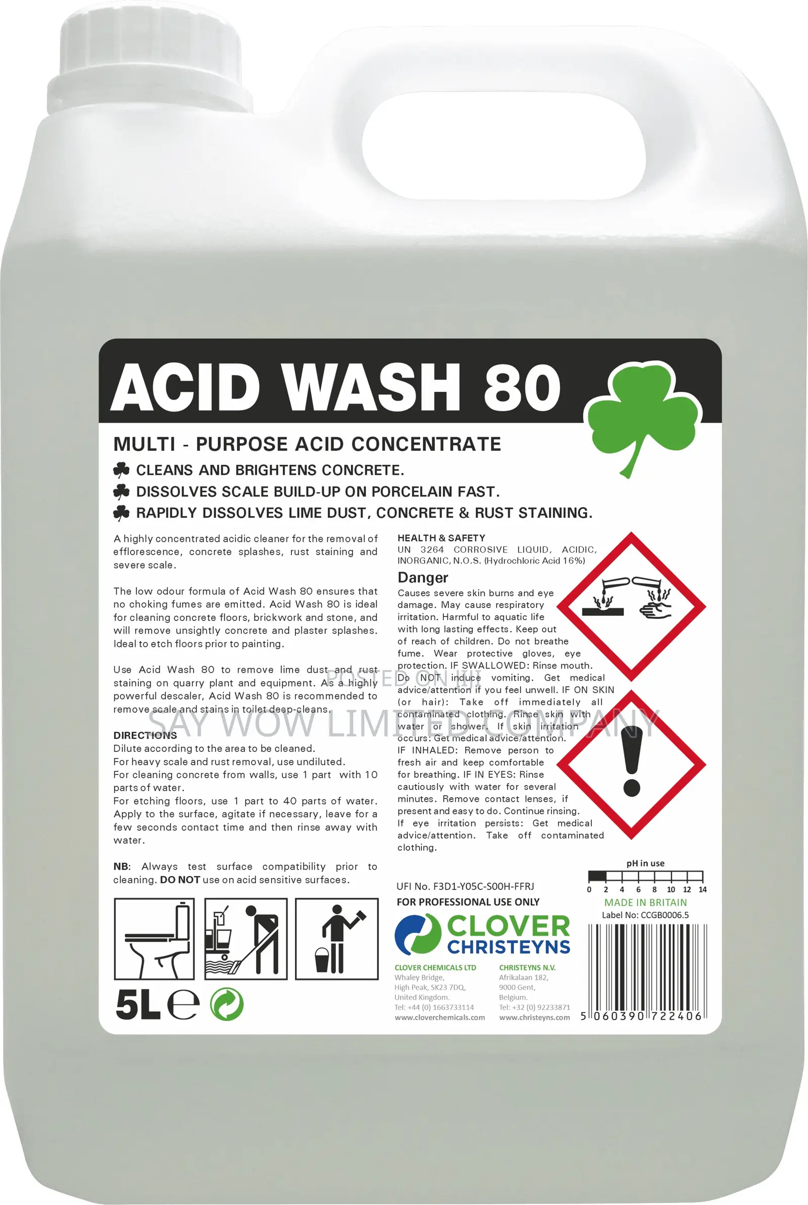 Clover Acid Wash 80