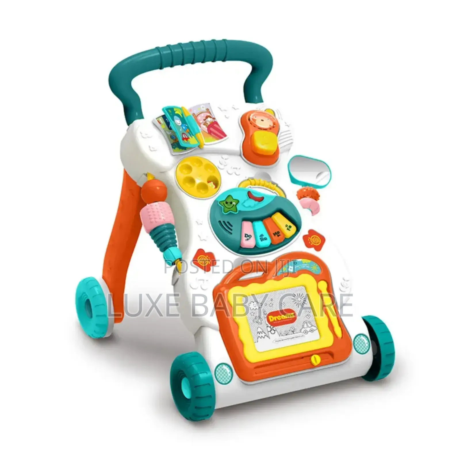 Baby Push Walker Walker With Adjustable Speed 3 in 1 - Multi