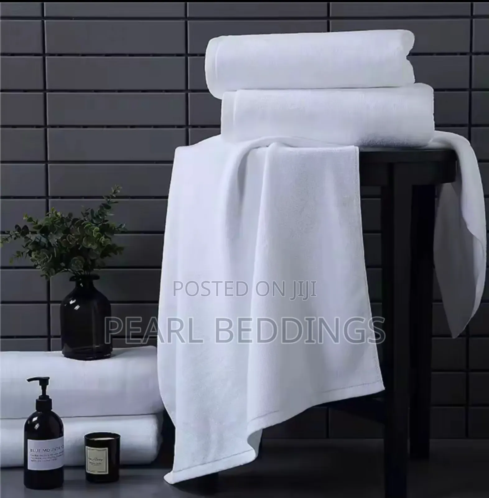 3pcs Set Premium Water Absorbent Bath Towel for Airbnb, Hotels, Etc.