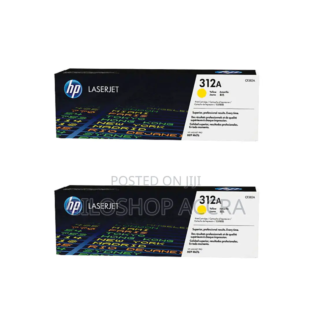 Hp 312a Yellow Original Laserjet Toner Cartridge, Cf382a