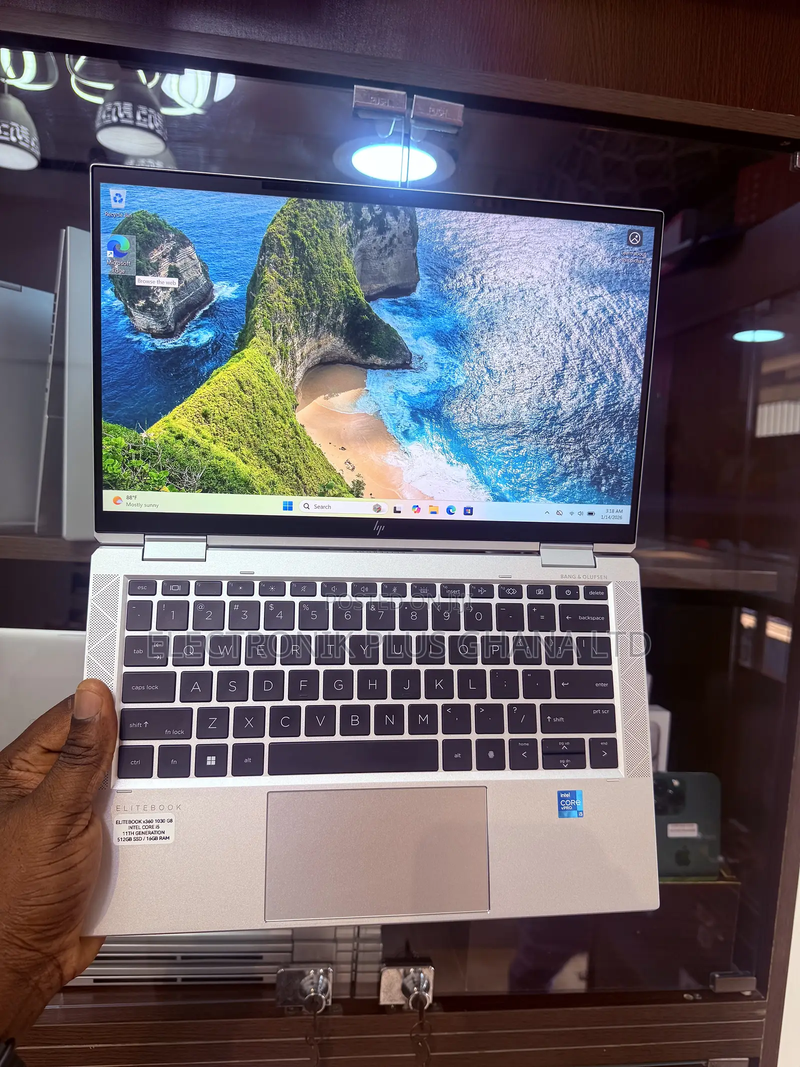 Laptop HP EliteBook x360 1030 G8 16GB Intel Core i5 SSD 512GB