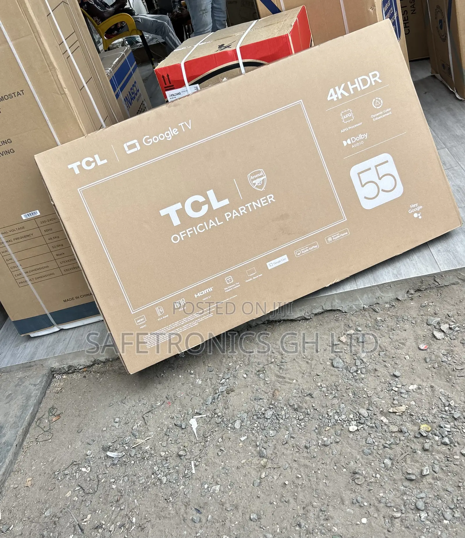 Clear Screen Led Smart TCL P635 55 Inch Android Tv