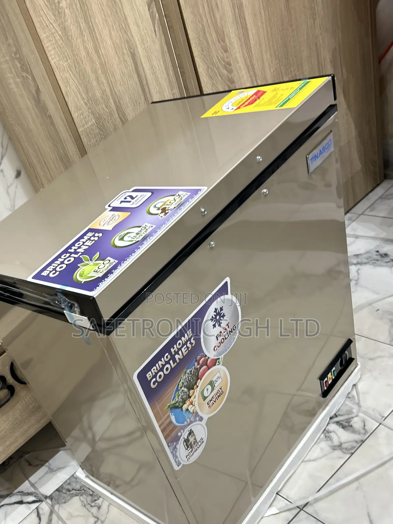 Eco-Friendly 150l Nas-200fl Singledoor Gold Nasco Freezer