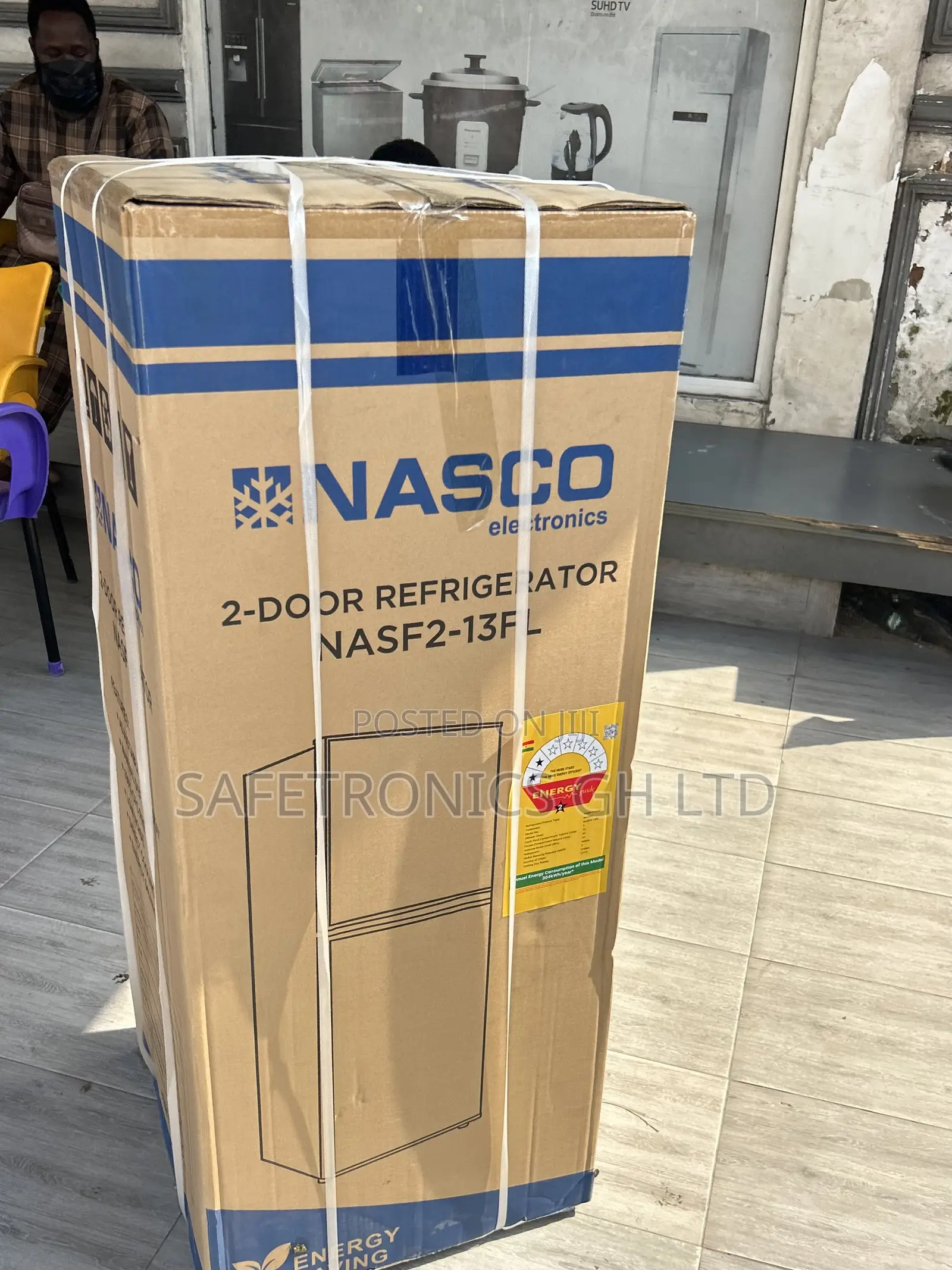 Choose Classic Nasf2-13fl Top Mount 116l 2 Doors Nasco Fridge