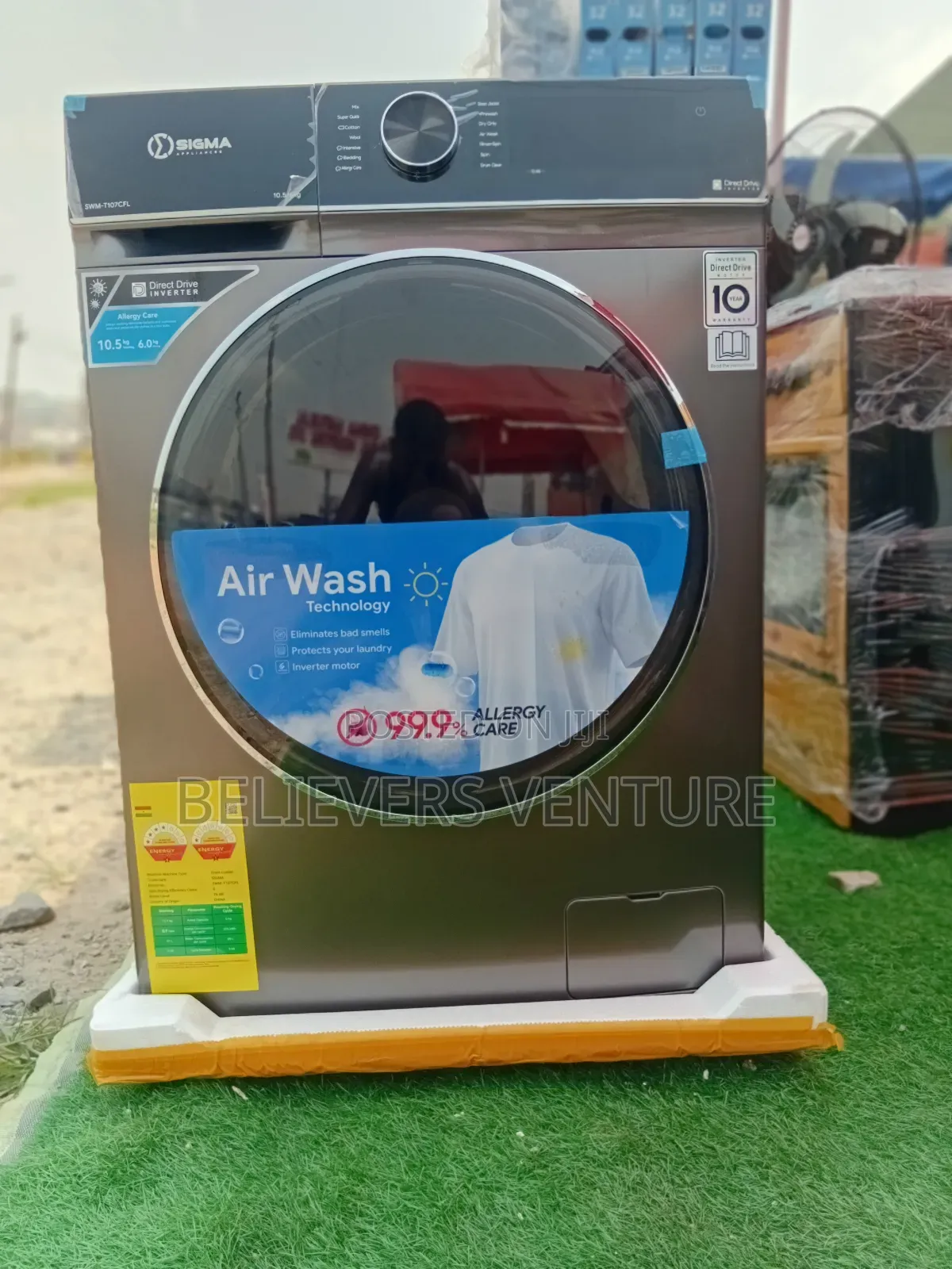 Full Automated Sigma Washing Machine Front Load Sm-10kg Washing- M