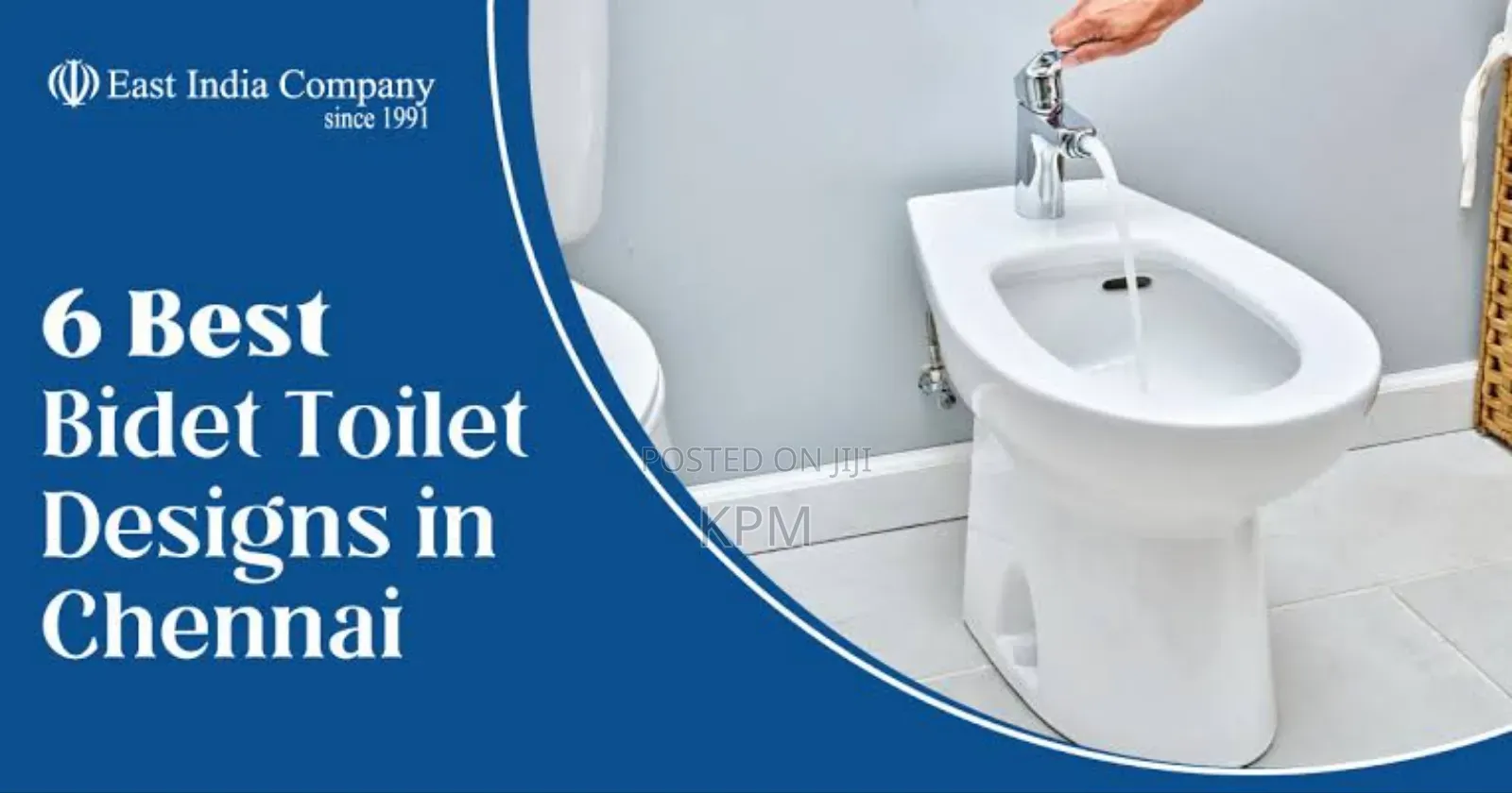 Bidet Pot Complete With Accessories and Tap