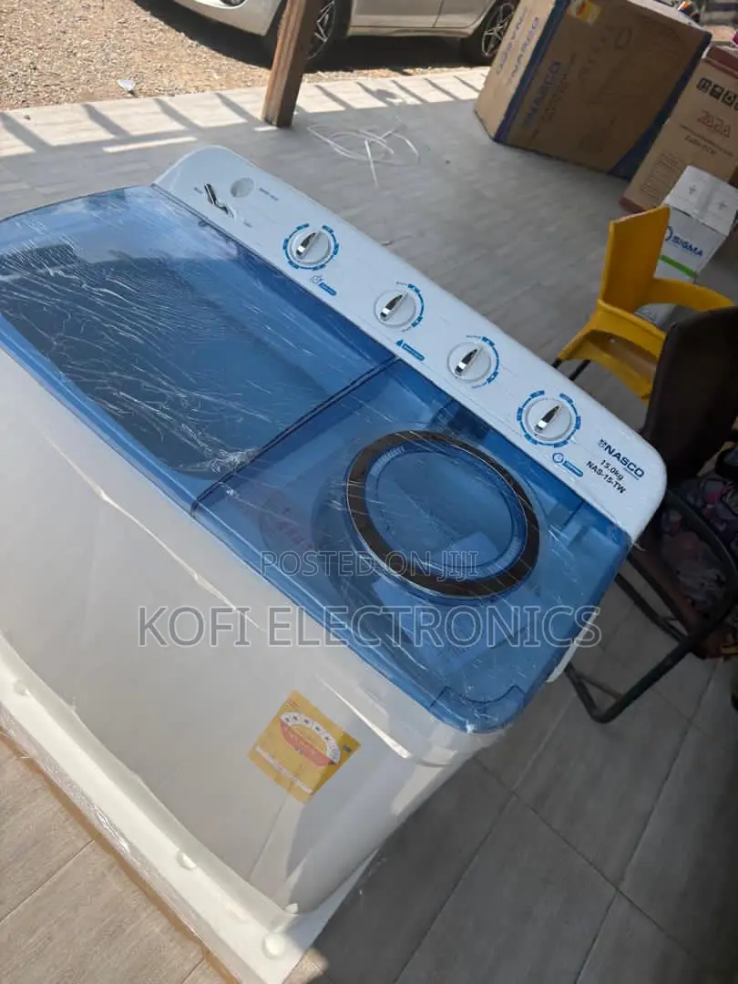 Nasco 15kg Washing Machine Durable Home Essential