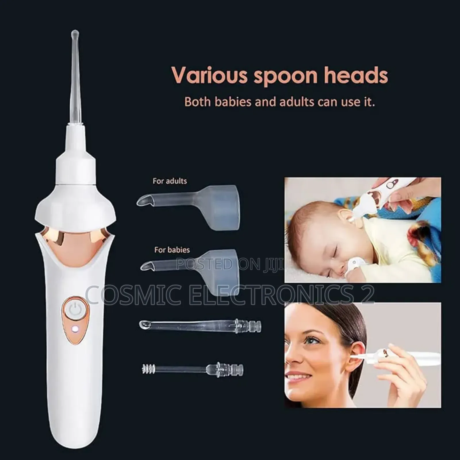 Luminous Electric Suction Ear Sharp Tool