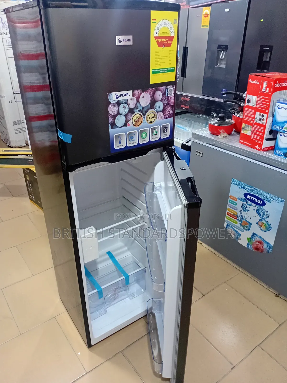 162l Pearl Ice Crest Double Door at 162l Top Freezer