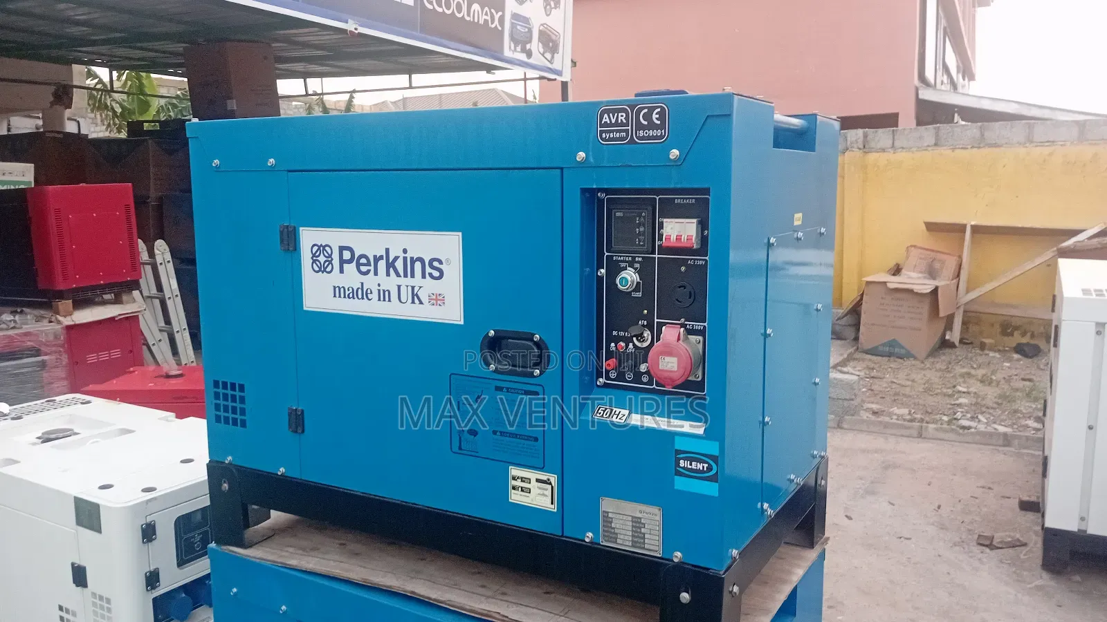 3phase Uk 22kva Perkins Diesel Generator Ats 22000watt 22kva