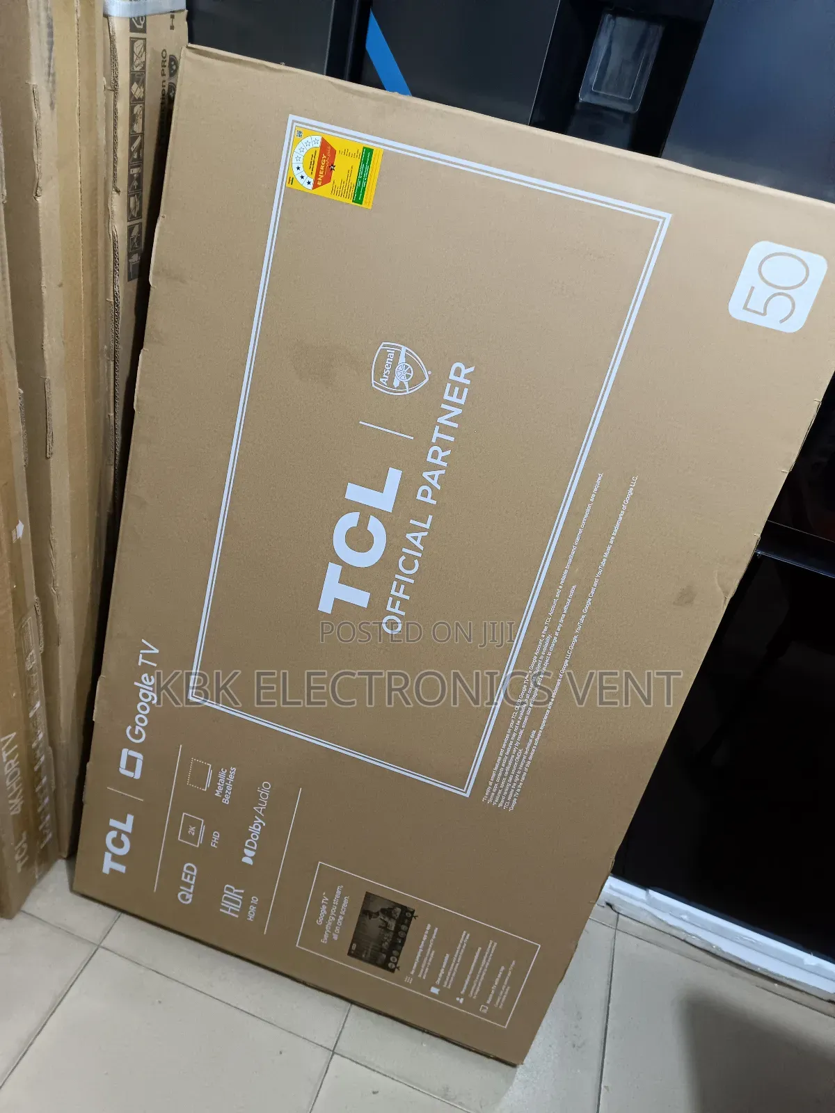 Tcl 50" Qled Hdr 2k Smart Android Led Tv