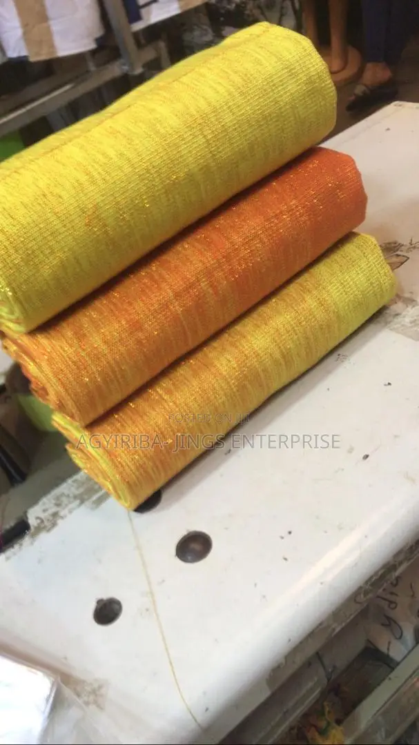 Orange and Yellow Ombre Kente
