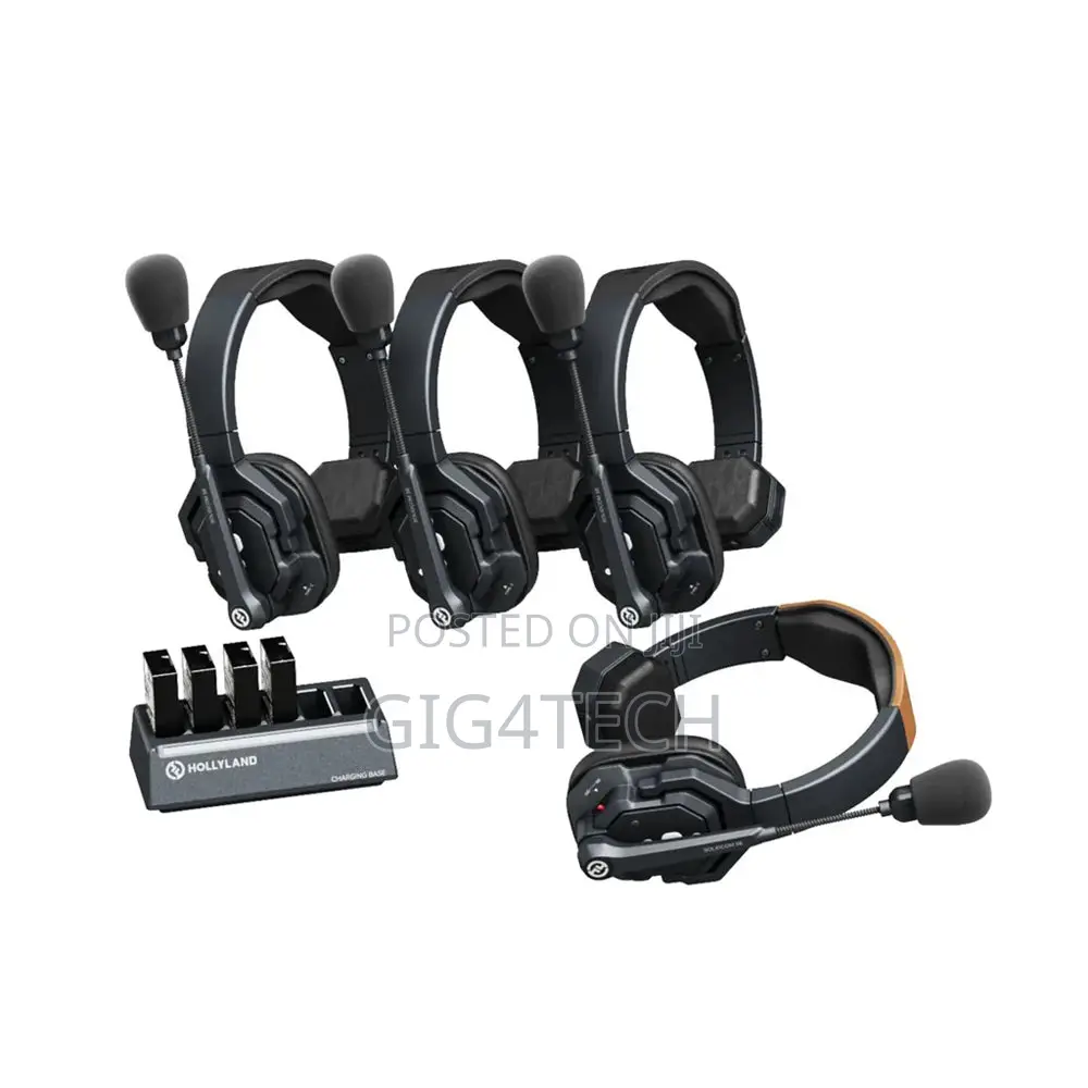 Hollyland Solidcom Se 1.9ghz 4 Person Intercom Headset