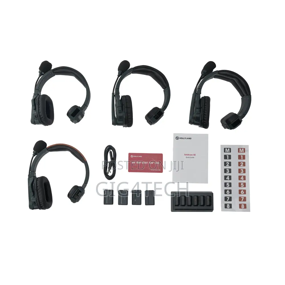 Hollyland Solidcom Se 1.9ghz 4 Person Intercom Headset